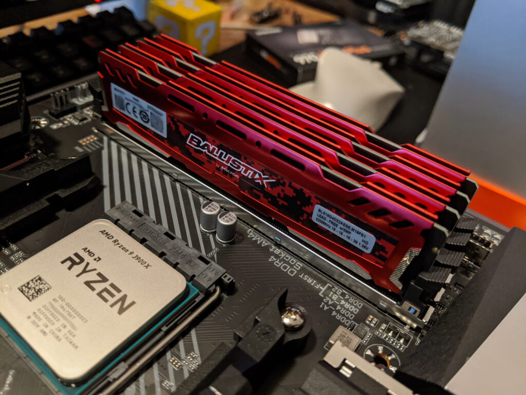 Red Ballistix LT RAM sticks